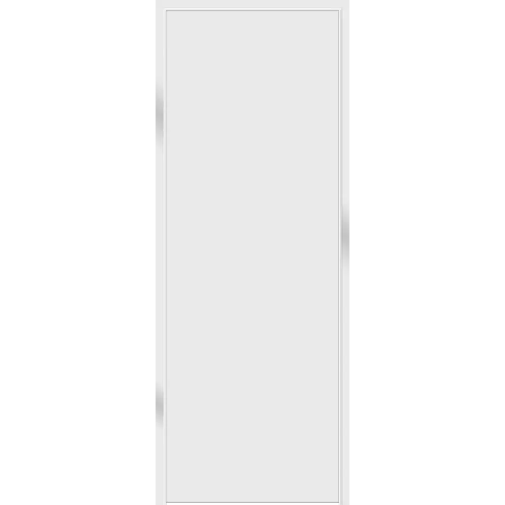 Дверь межкомнатная глухая обратного открывания с замком комплекте Invisible 70x230 см левая цвет белый 89383067 STLM-2134857 VELLDORIS 