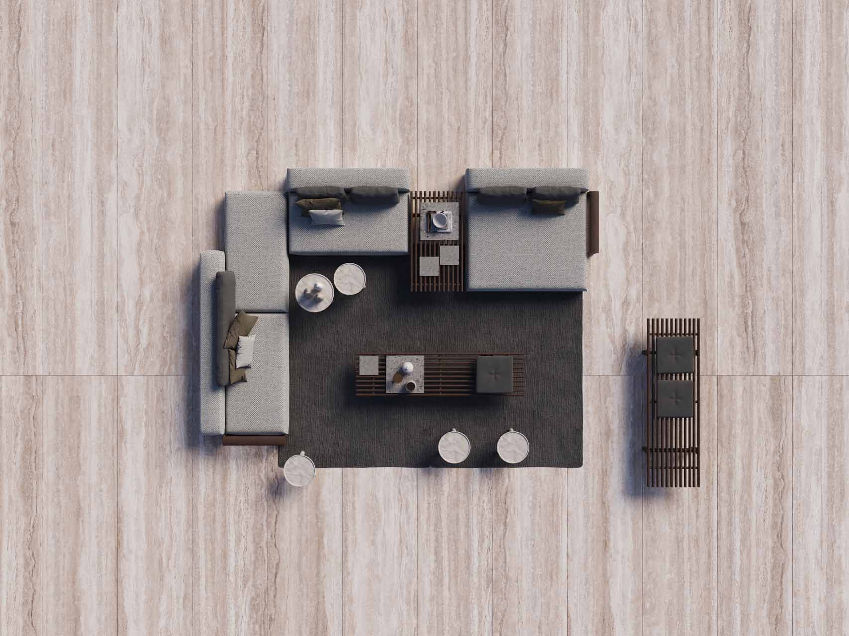 Ткань сад диван Exteta Эльба ARCH-00086973 - Вид №49