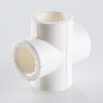 VTp.741.0.032 Фитинг полипропиленовый – крестовина Valtec 32 мм  - Вид №10