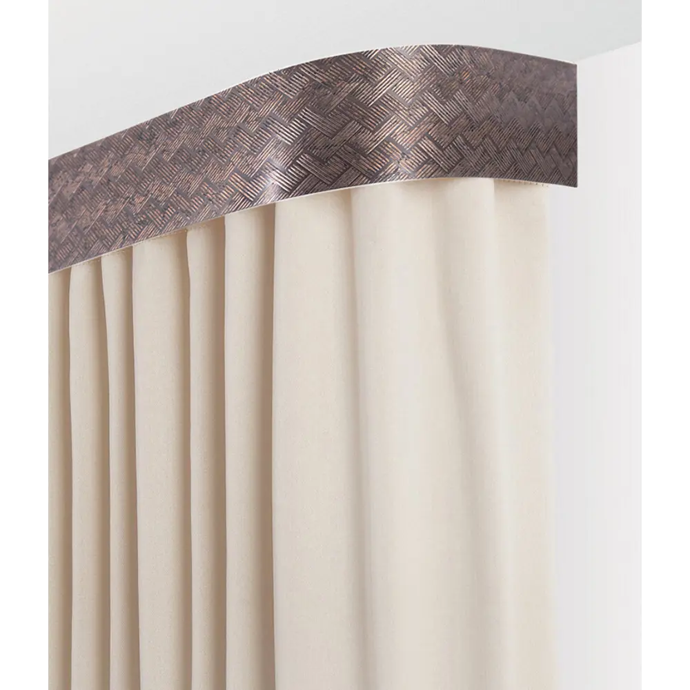 Карниз трехрядный Кант 200 см пластик цвет венге DOMLEGRAND STLM-2182341 - Вид №3