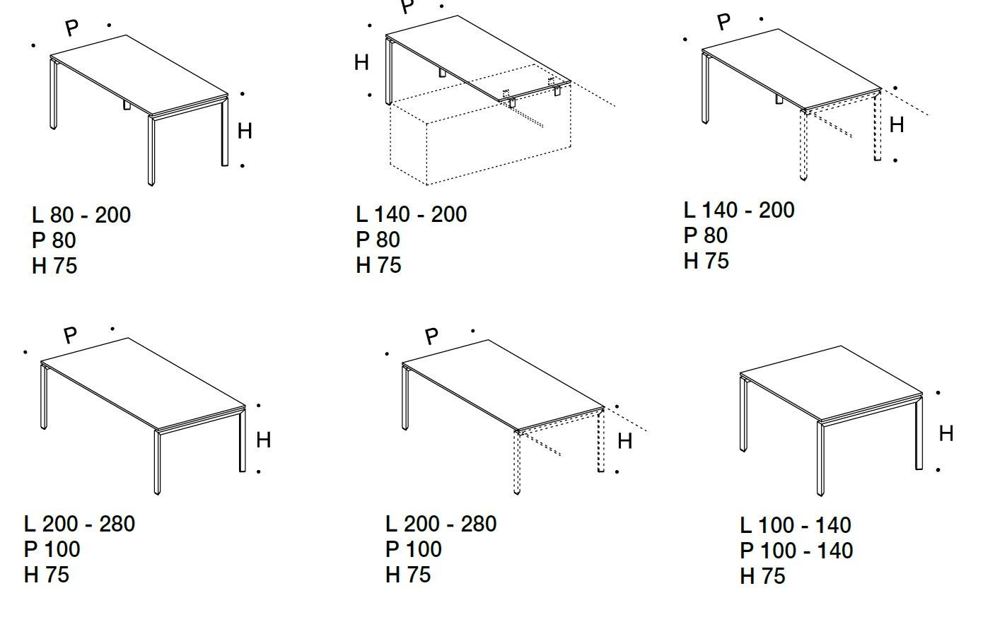 Прямоугольный стол из меламина Citterio ARCH-00050363 - Вид №5