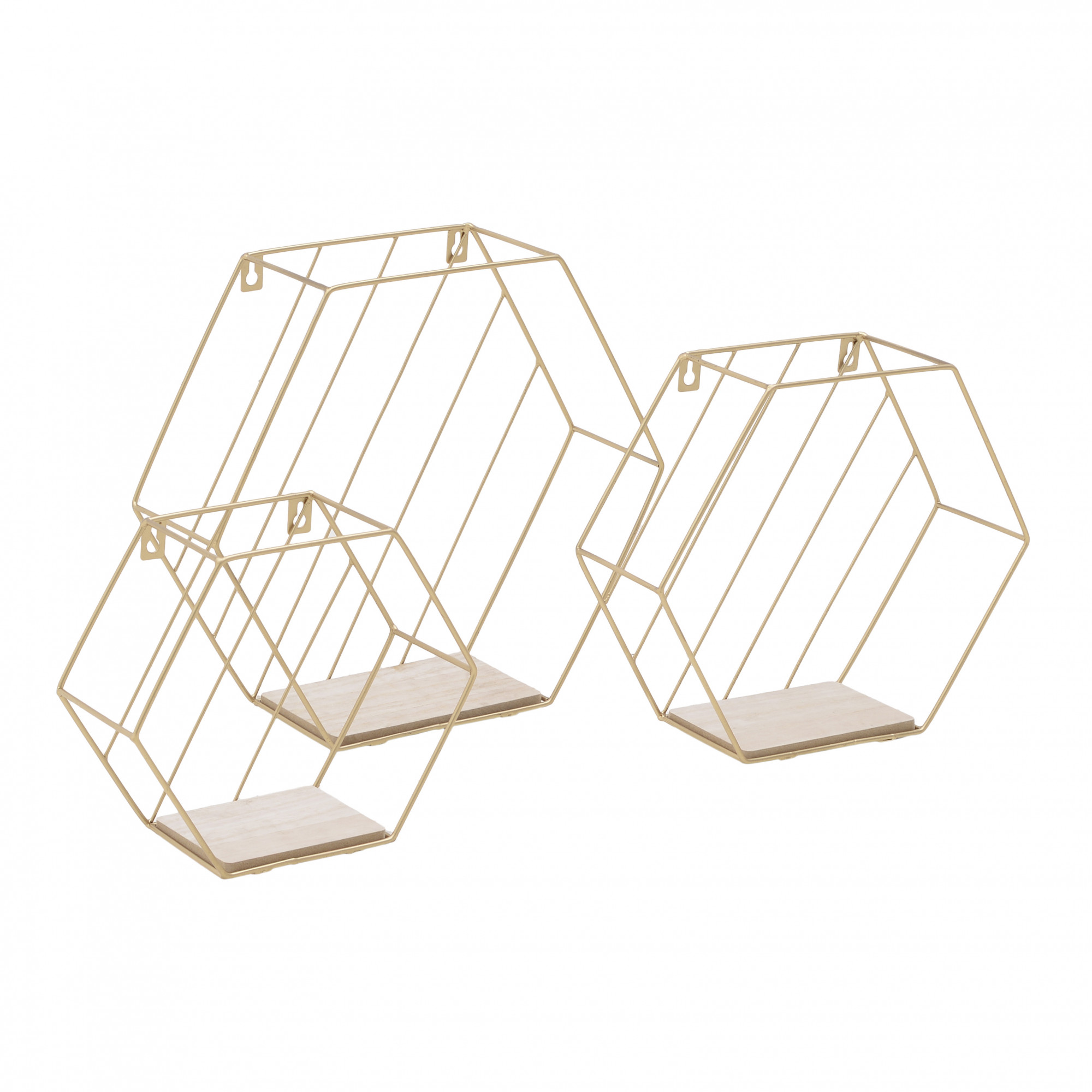 6850582.0002 ПОЛКА НАСТЕННАЯ, НАБОР 3 ШТ TO4ROOMS 