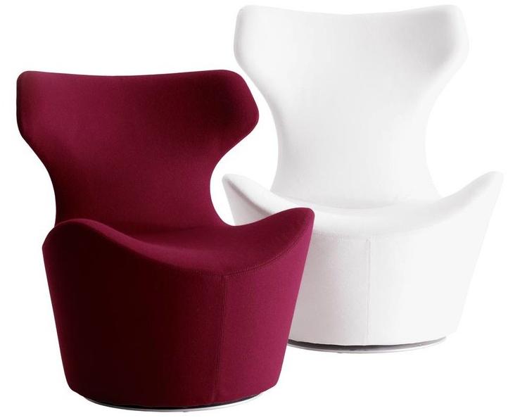 B&B Italia Вращающееся кресло из ткани Papilio Ppa - Вид №2