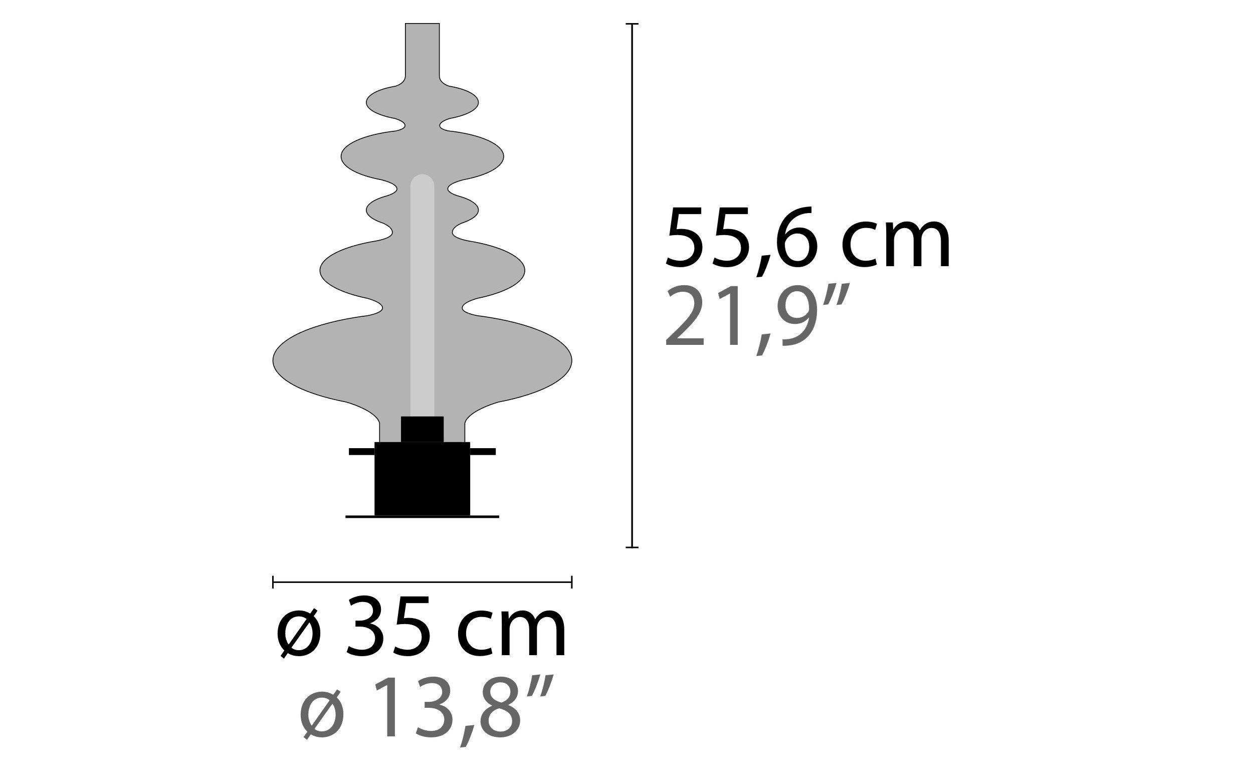 Стеклянная светодиодная настольная лампа ILFARI Reflexx ARCH-00130618 - Вид №2
