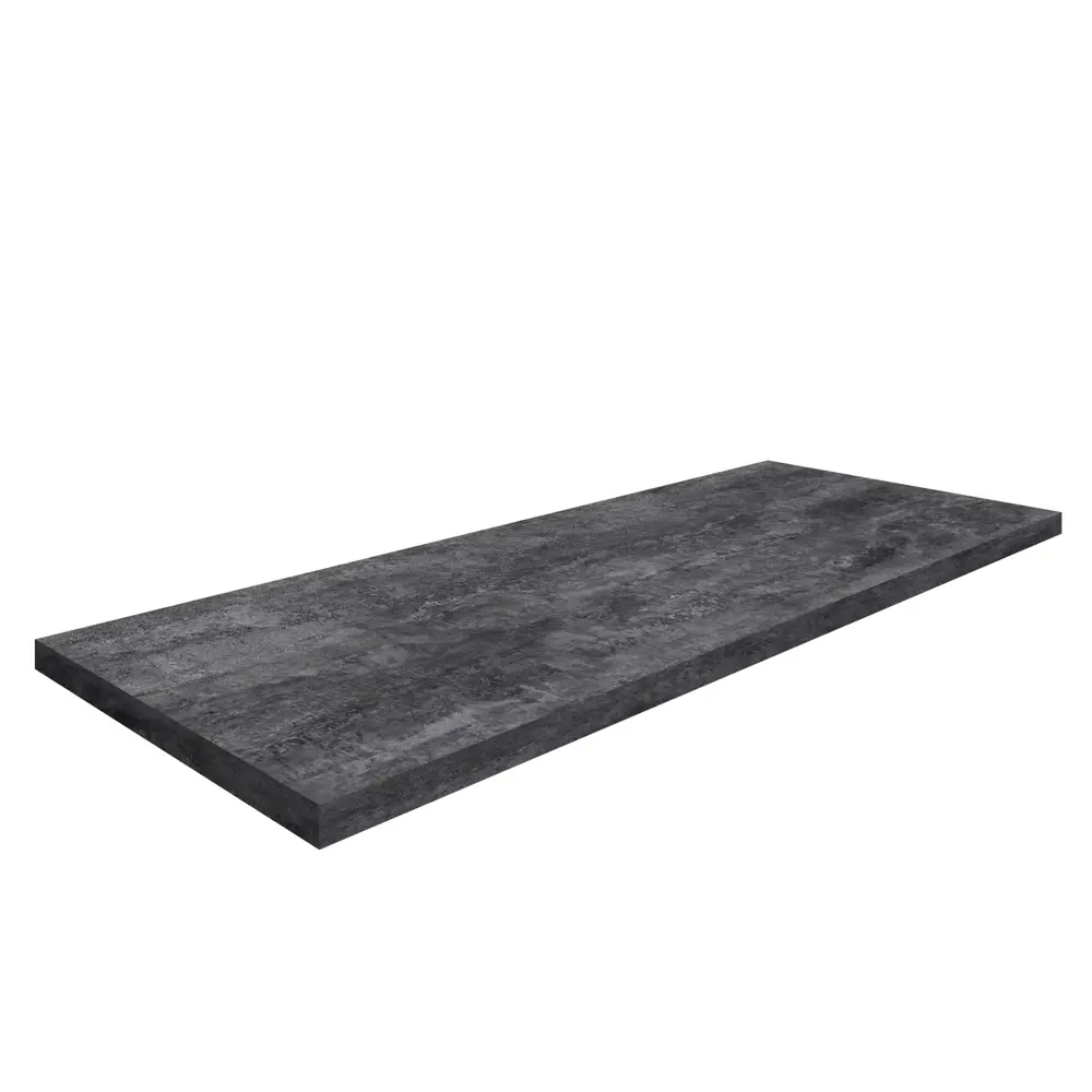 Столешница KONSENSA Бетон темный 60x120x3.8 см ДСП цвет серый 89452032 STLM-2157521 ДСП Прямой угол - Вид №4