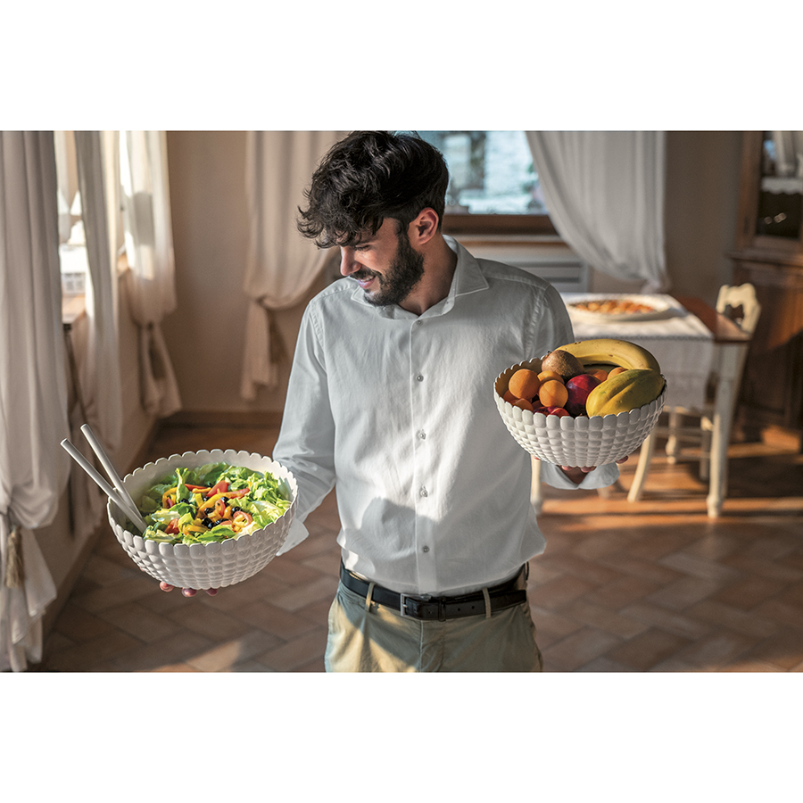 213830156 Салатник tiffany, 5 л, молочно-белый Guzzini  - Вид №2