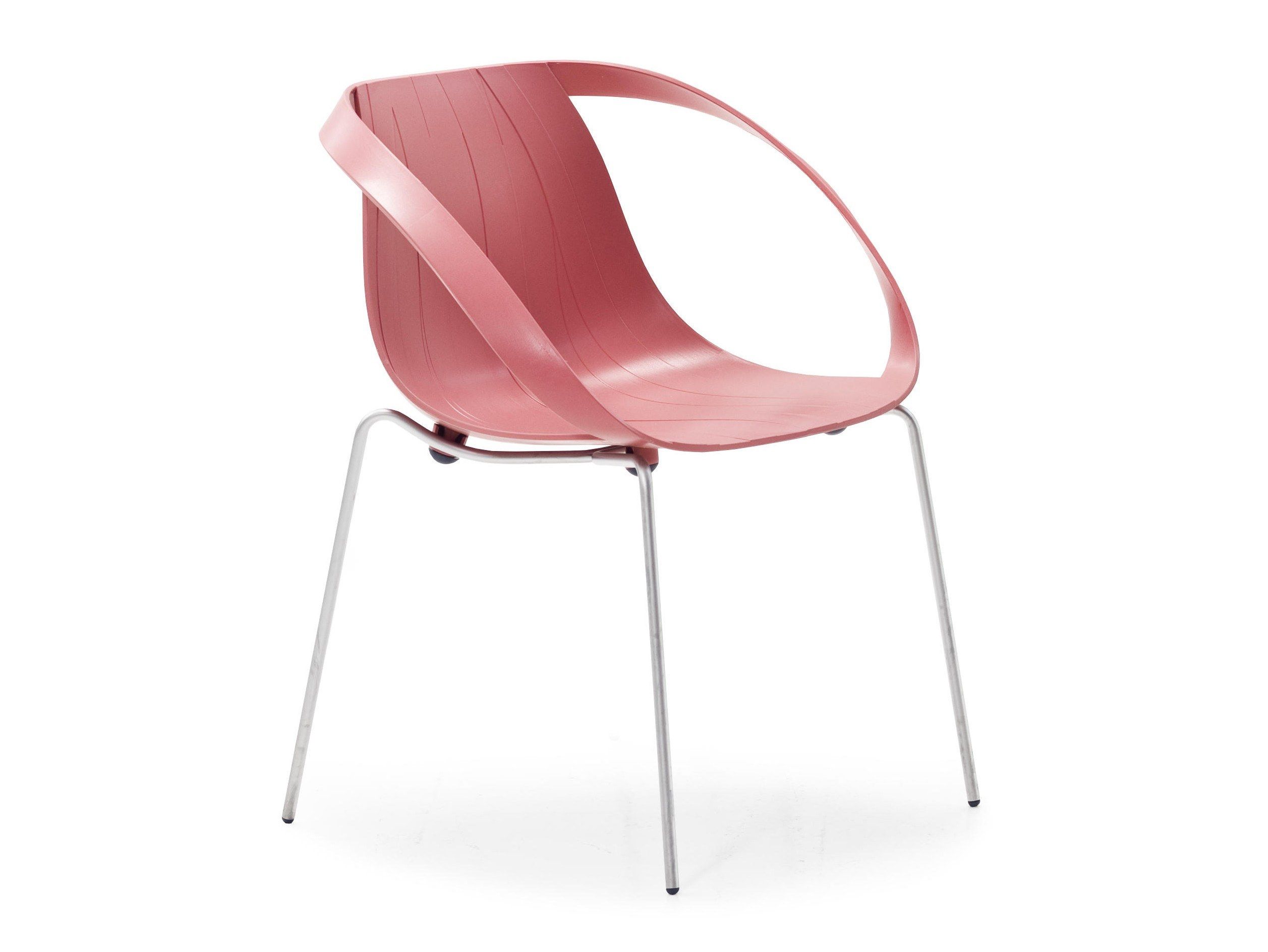 Штабелируемый стул из полипропилена с подлокотниками MOROSO IMPOSSIBLE WOOD ARCH-00138879 - Вид №1
