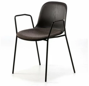 arrmet Стул ясень с подлокотниками со встроенной подушкой Máni wood