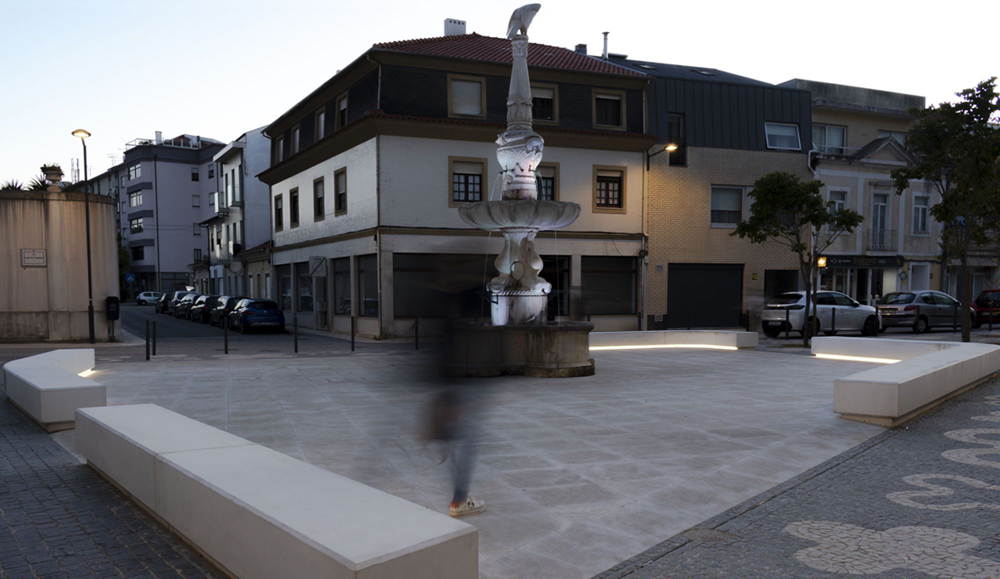 Бетонная скамья без спинки amop Aveiro ARCH-00077746 - Вид №1