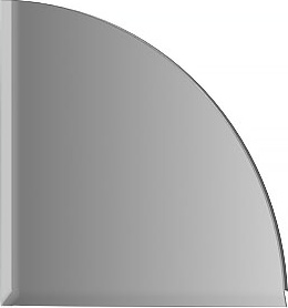 BY 1431 Зеркальная плитка с фацетом 5 mm EVOFORM Refractive