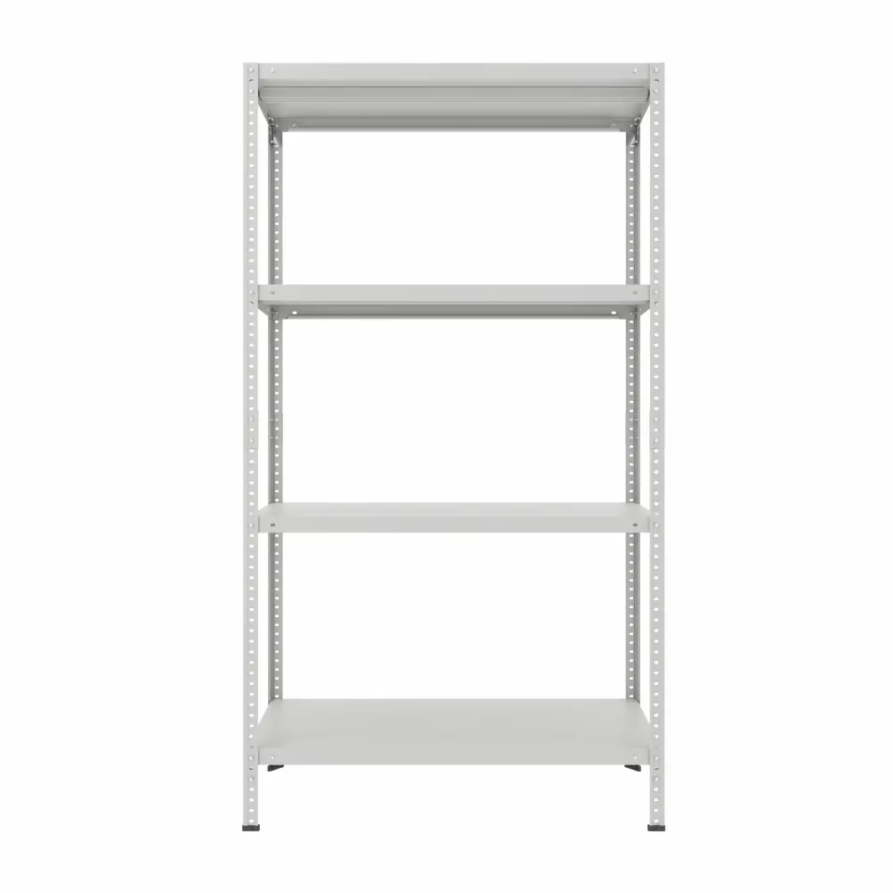 Стеллаж металлический 4 полки 180x80x30 см цвет серый нагрузка 100 кг на полку 89348798 STLM-2183750 Everest  - Вид №1