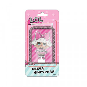 177591 P Свеча фигурная для торта LOL 20 г 1 шт. Патибум