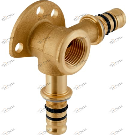 GEBERIT 612.306.00.5 Водорозетка проходная Geberit Mepla 90°, с уступом 