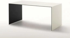 Glas Italia Прямоугольный стол из хрусталя Sio2 bridge