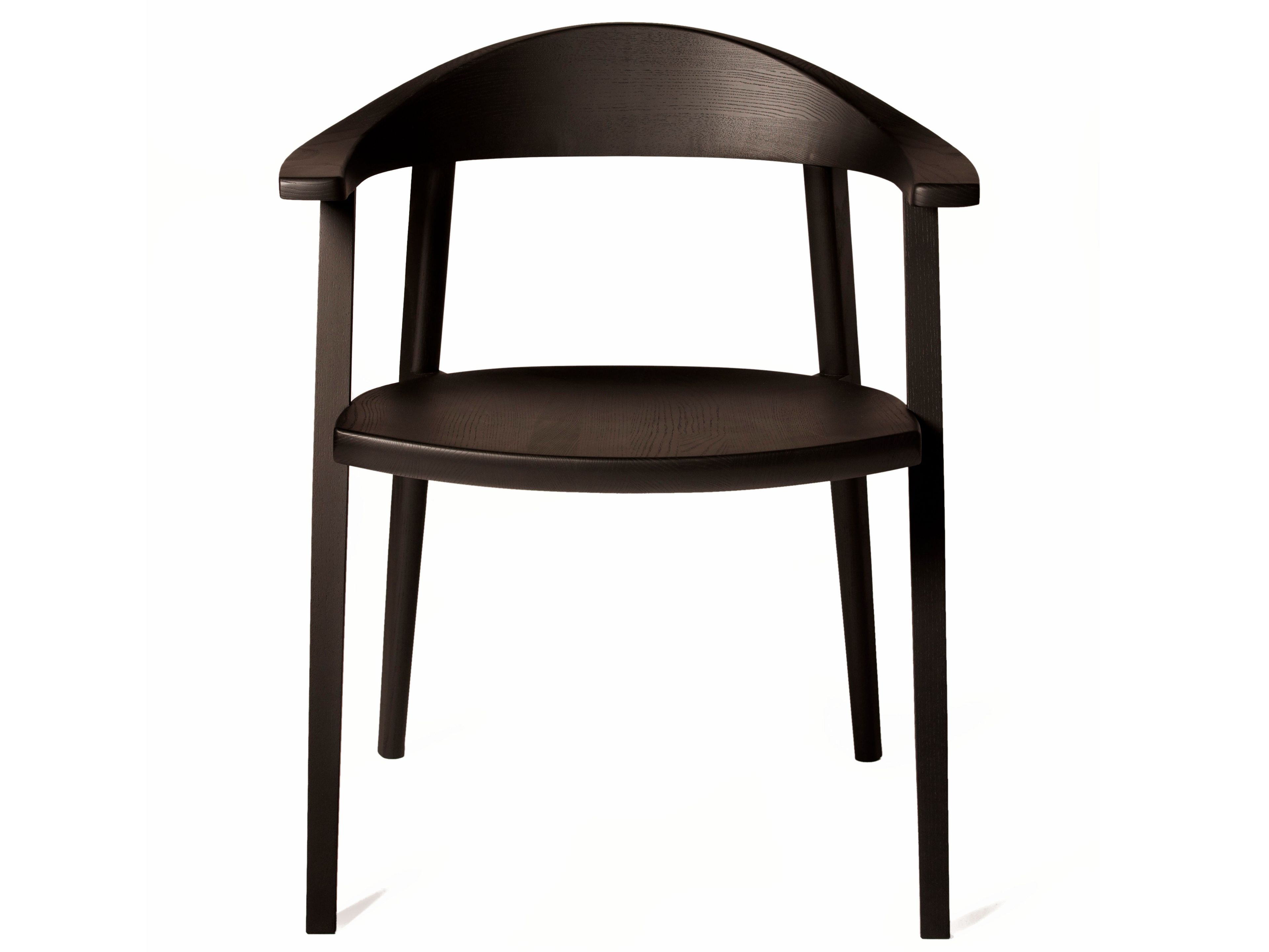 Стул из массива дерева с подлокотниками BassamFellows ARCH-00143399 - Вид №4