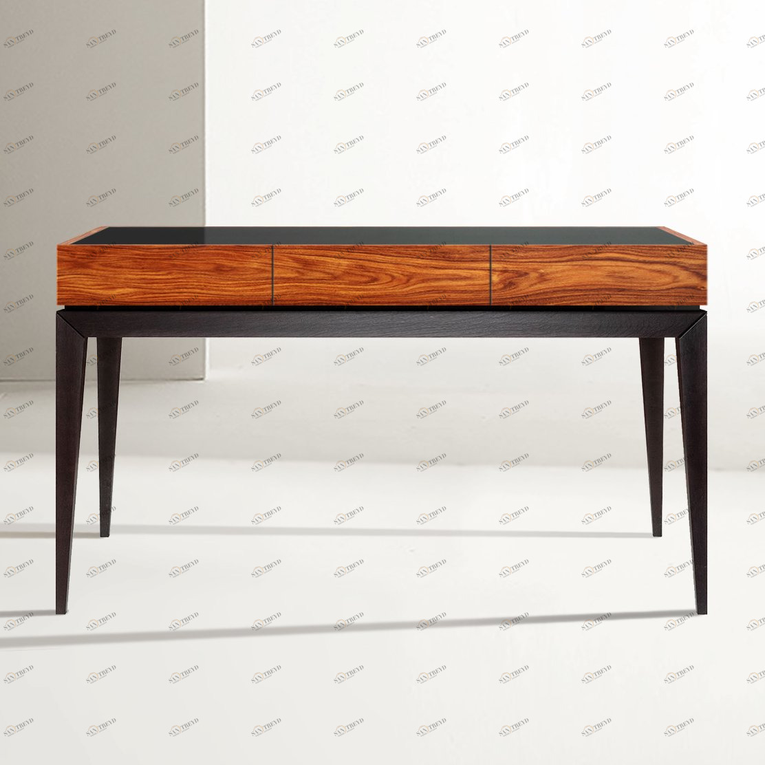 Консоль с 3 ящиками палисандр Tamaraw ACWD TAMARAW 00-3981970 Коричневый 