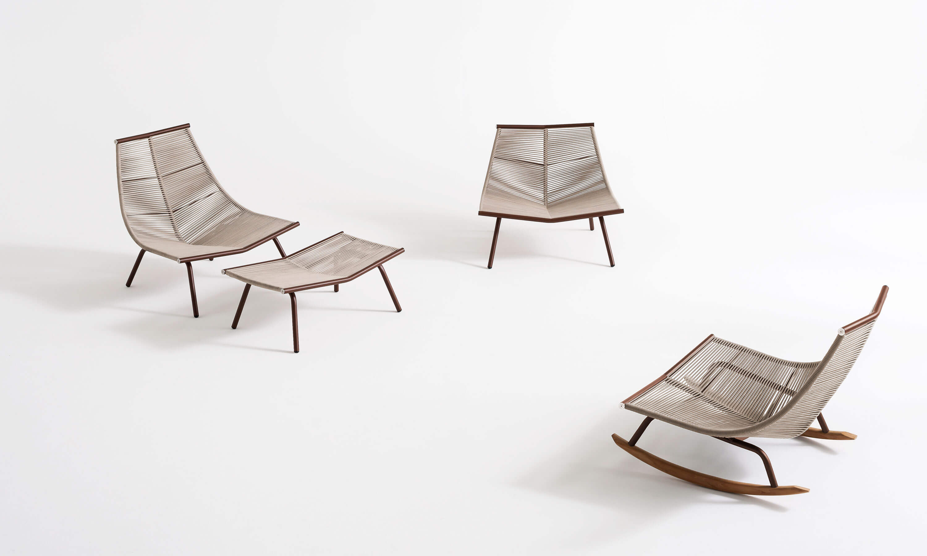 Веревочный садовый стул / подставка для ног RODA Laze ARCH-00130874 - Вид №5