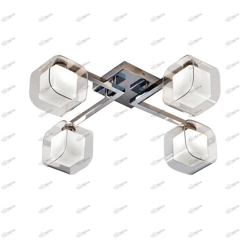 Потолочный светильник Cube от Schuller 183320 SCHULLER ДИЗАЙНЕРСКИЕ 244344 Белый;серебро 