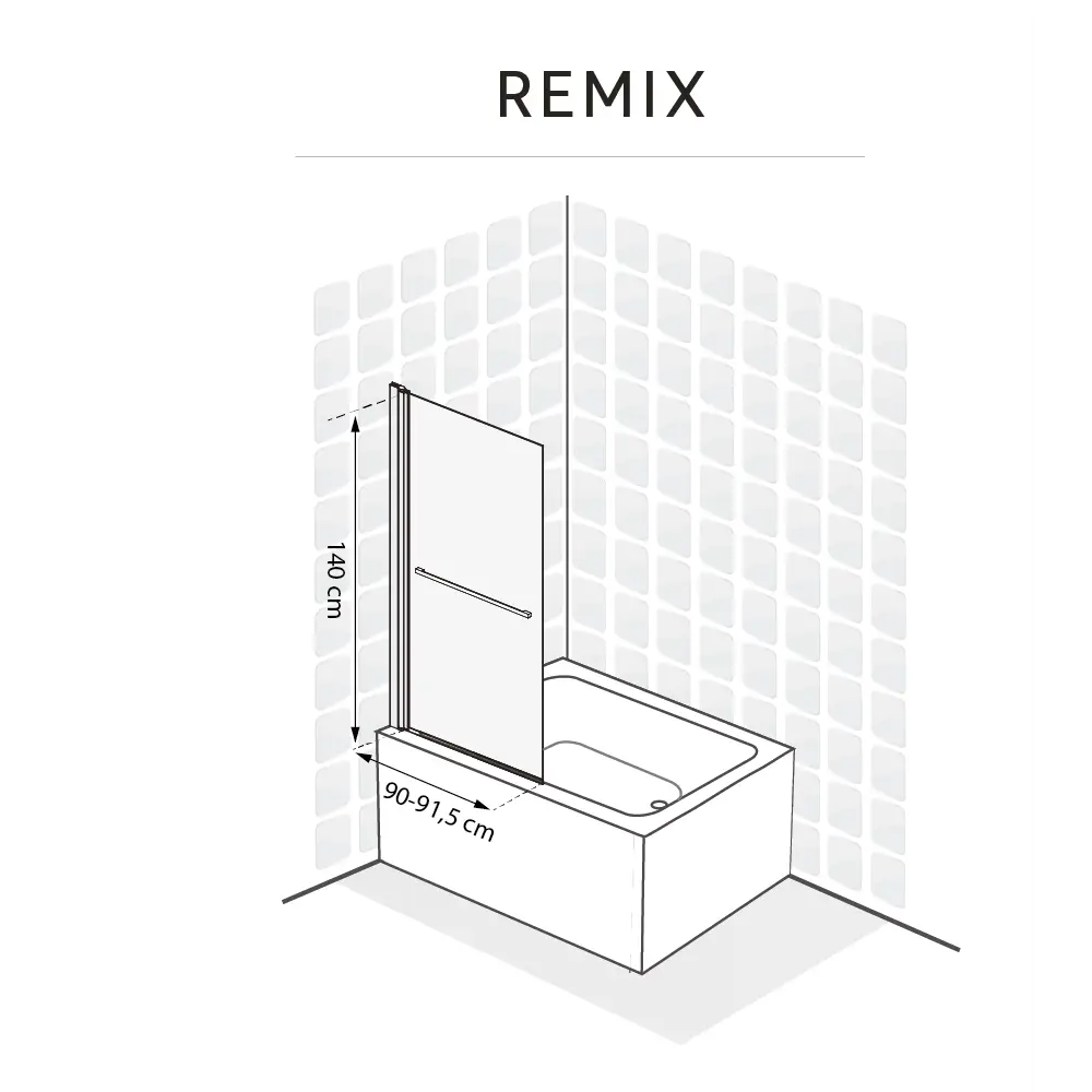 STLM-0031273 Душевое ограждения на борт вынны SENSEA Китай  - Вид №6