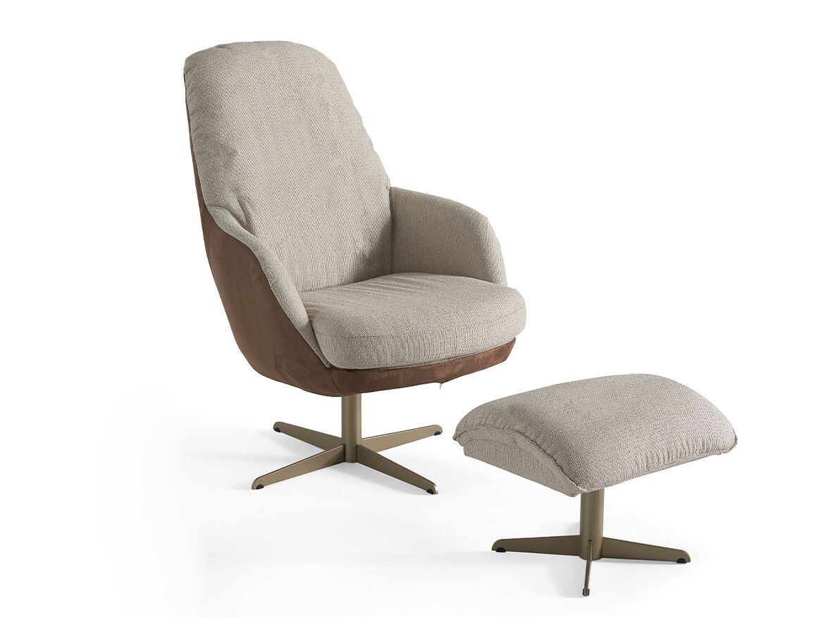 Тканевое кресло с подлокотниками NDESIGN Ezora ARCH-00029658