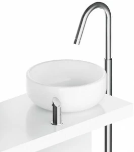 MGS Смеситель для раковины напольный однорычажный из нержавеющей стали Contemporary