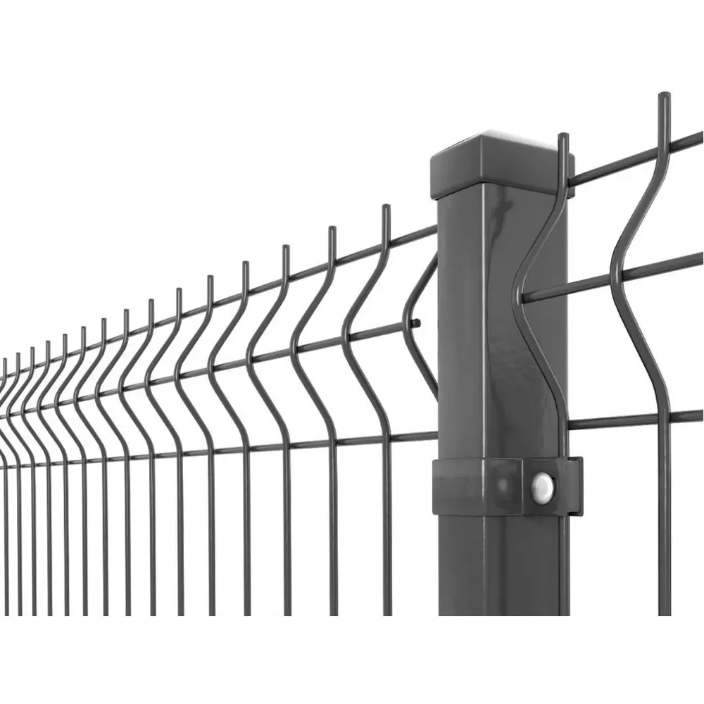 3D панель для забора Grand Line Light 2.5x1.73 м полиэстер RAL 7024 графит 89426750 STLM-2205364 - Вид №4