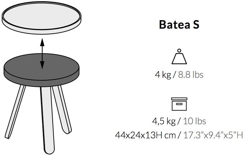 Woodendot Круглый журнальный столик из орехового дерева с подносом sun-id-1386148 - Вид №10