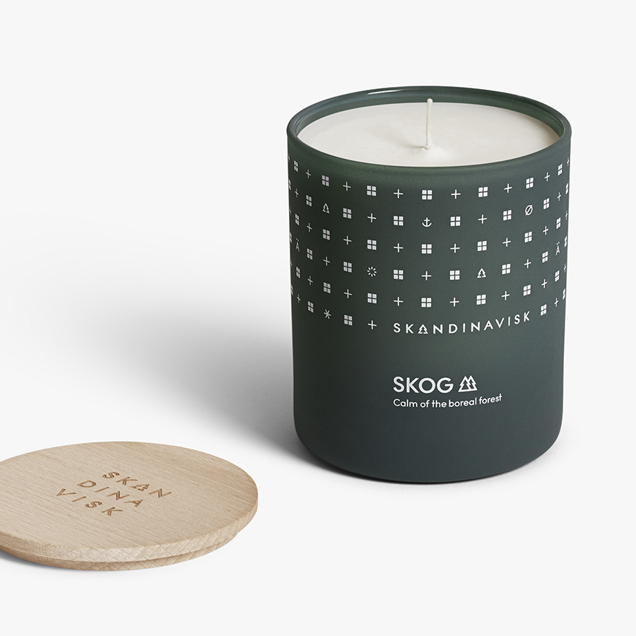 SK20103 Свеча ароматическая skog с крышкой, 200 г (новая) S K A N D I N A V I S K  - Вид №7