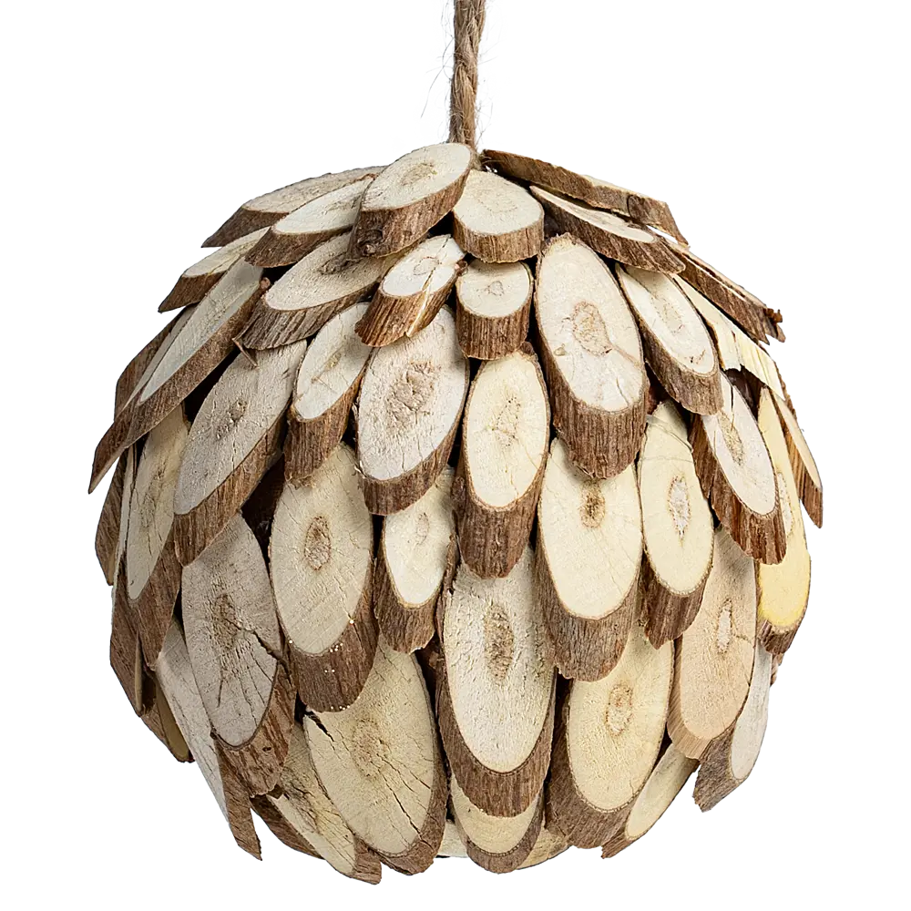 Елочный шар KREAFORTA с лепестками, коричневый матовый ø8 см 89420671 STLM-1580510 - Вид №1