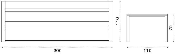 Ethimo Прямоугольный садовый стол из тика Costes Cota0100 - Вид №5