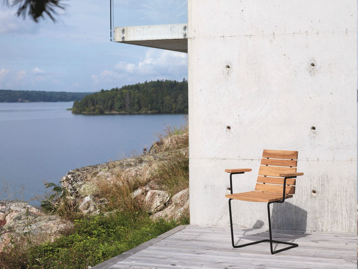 Стул из тикового дерева Skargaarden Grinda ARCH-00132495 - Вид №3