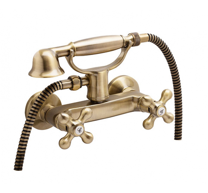 GENEBRE 68531 09 43 66 Смеситель для душа бронзовый с комплектом  - Вид №1