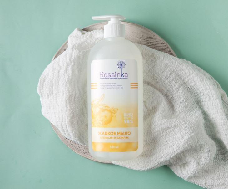 7510 Жидкое мыло "Апельсин и базилик" Вкусляндия 