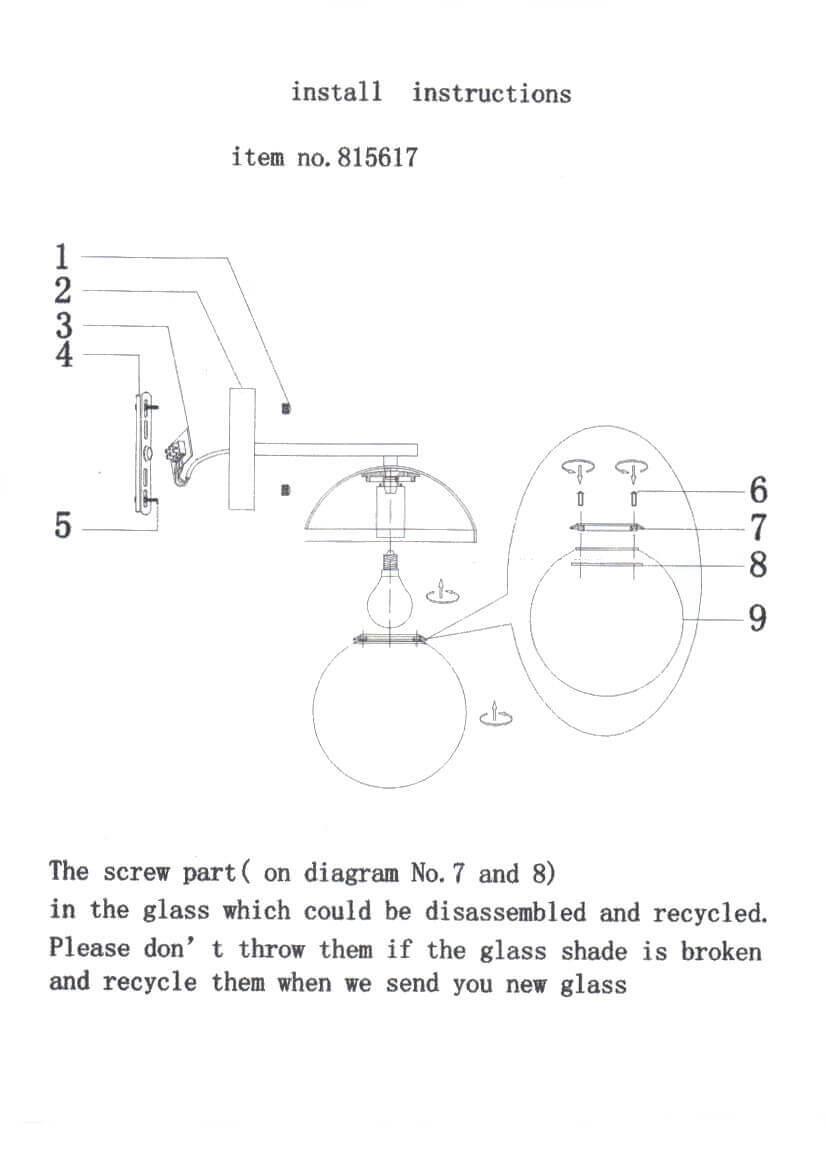 Бра настенное белое с черным Lightstar Croco 815617 LIGHTSTAR CROCO 00-3930188 Белый;черный  - Вид №3