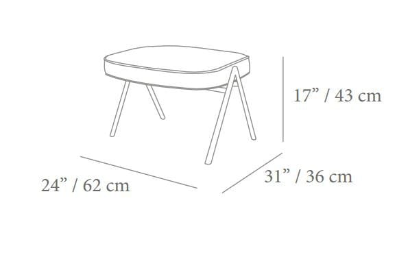 Тканевая подставка для ног Mambo Unlimited Ideas State ARCH-00027209 - Вид №2