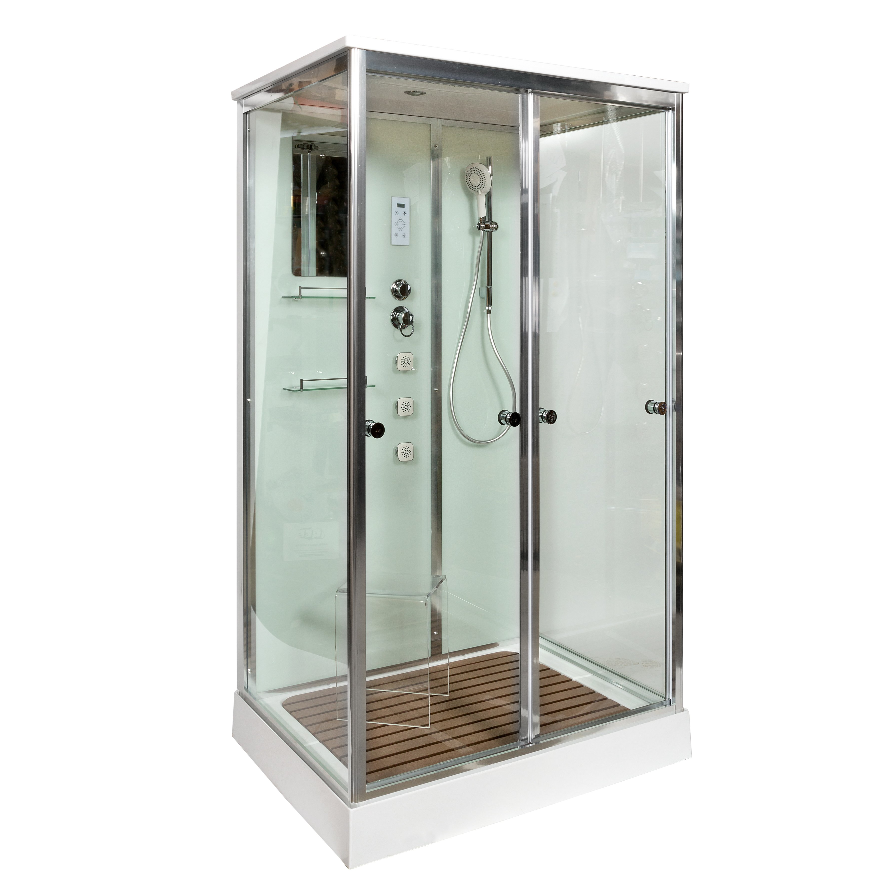 ЕМ4511 L с гидромассажем (гм.) Душевая кабина DETO Серия EM V1215 - Вид №4