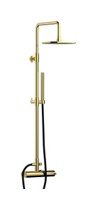 Душевая колонна Whynot со смесителем, круглым верхним душем и лейкой WE ARE IB mt127oo Gold Indoor Shower