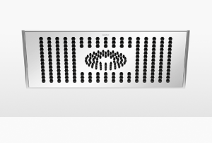 Тропический душ для встраиваемого потолочного монтажа 300 x 240 мм - Шампанское (22-каратное золото)