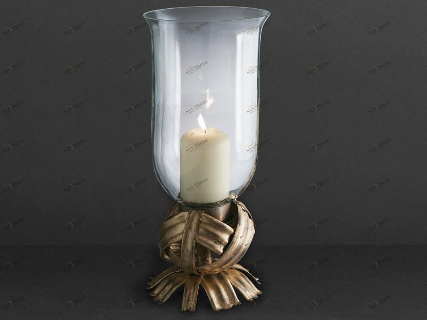 OFFICINACIANI Подсвечник из железа и стекла Effige Hl1093ca 