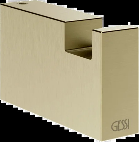 Крючок для халата 20921 727 Gessi Rettangolo k ЛАТУНЬ МАТОВАЯ PVD