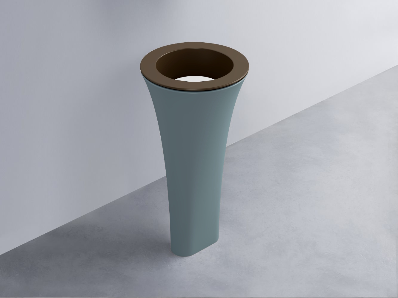 AMLA45-CA+AMPILT-BL+AMCOLT-PL Раковина Amedeo Tondo отдельностоящая cielo Enjoy + Amedeo Ceramica Cielo