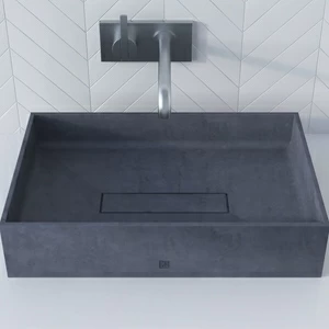 WВ606GRAFIT Накладная раковина на столешницу  прямоугольная BetOn