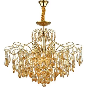 Подвесная люстра Stilfort Berta 1038/03/08P STILFORT ДИЗАЙНЕРСКИЕ, BERTA 00-3888488 Золото;прозрачный