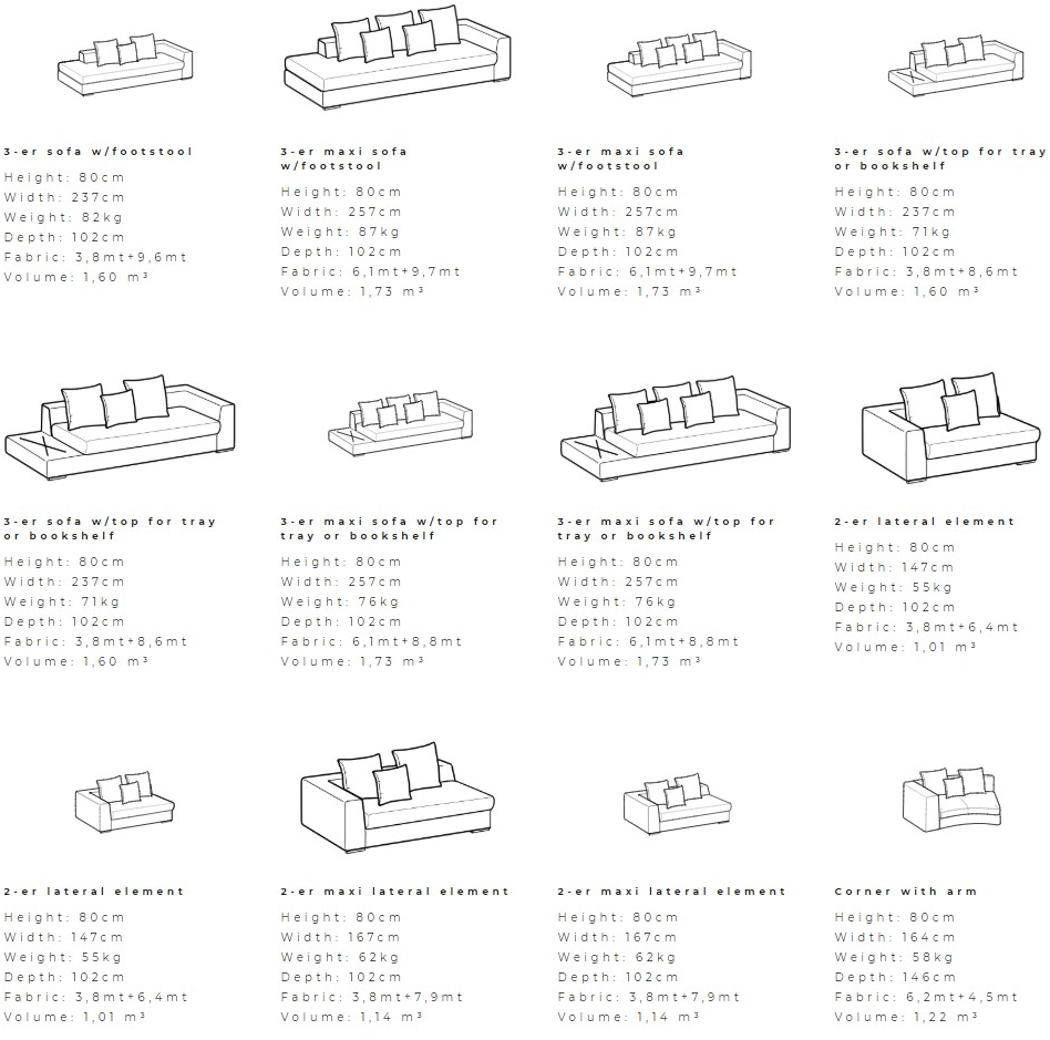 Ditre Italia Модульный угловой диван из ткани sun-id-1468371 - Вид №10