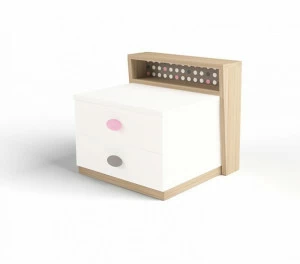 Тумба прикроватная ABC-KING MIX BUNNY (розовый)