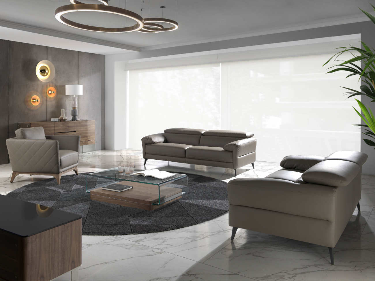 Кресло Nobleza от Angel Cerda серое ANGEL CERDA ДИЗАЙНЕРСКИЕ 146902 Коричневый  - Вид №1