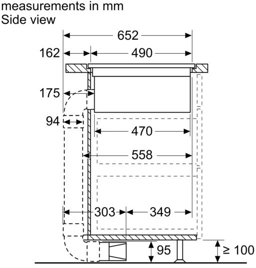 Siemens Встраиваемая индукционная плита со встроенной вытяжкой Iq700 Ex877lx67e  - Вид №8