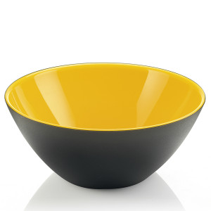 281420168 Салатница my fusion black 20 см желтая Guzzini