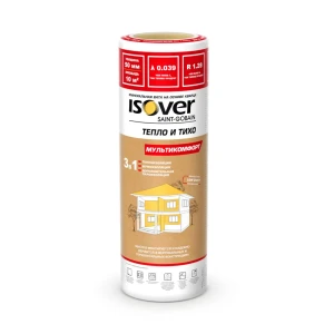 Утеплитель Isover Тепло и Тихо Мультикомфорт 50 мм 10м² 82097208 STLM-2049074