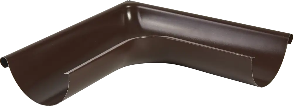 10009869 Угол желоба на 90° внешний цвет коричневый STLM-1018500